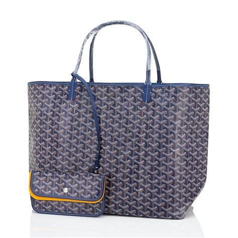 goyard blue background|navy blue goyard tote.